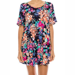 Ruffled Sleeve Baby Doll Mini Dress